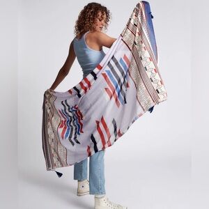 🤠 Anthropologie One Teaspoon 100% Cotton Ranger Scarf 🤠